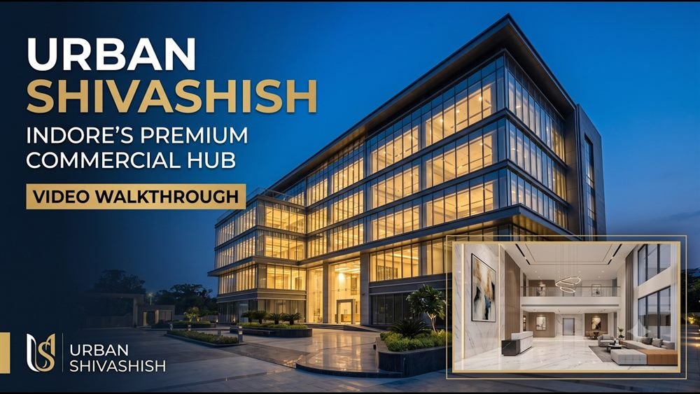 Urban Shivashish video walkthrough — Indore's premium commercial hub
